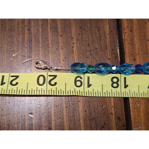 Set of 4 Hand beaded Necklaces-2 and Bracelets-2 Measurements in Pic - Picture 6 of 8